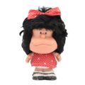 Mafalda Vestido Rojo puntos y corazones - Imagen 1