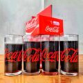 Set de 4 Vasos de vidrio Coca-Cola - Imagen 3