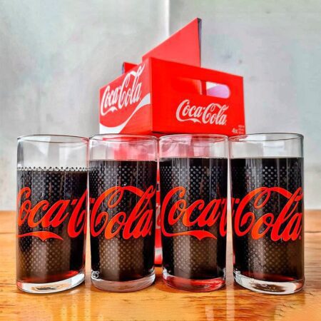Set de 4 Vasos de vidrio Coca-Cola - Imagen 3
