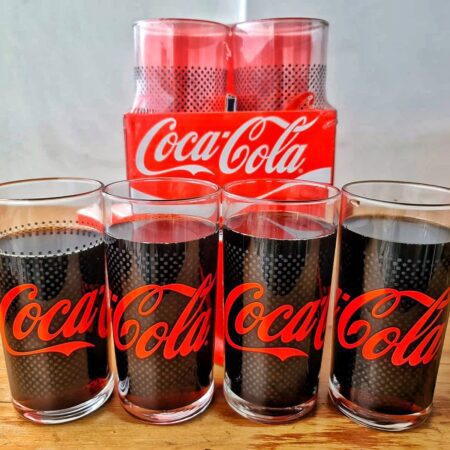 Set de 4 Vasos de vidrio Coca-Cola - Imagen 4