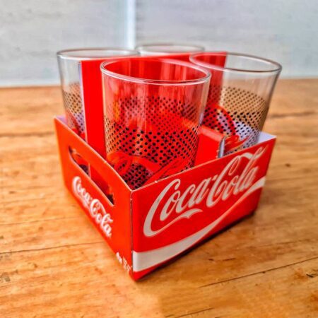 Set de 4 Vasos de vidrio Coca-Cola - Imagen 5