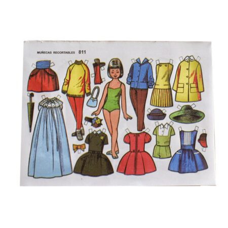 Block de 50 Muñecas Recortables Extra Pequeñas - Imagen 10