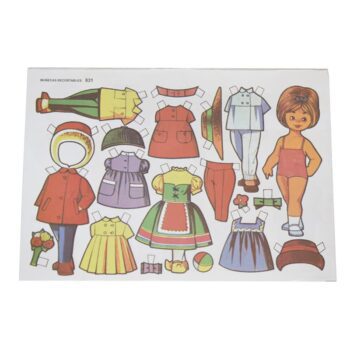 Block de 50 Muñecas Recortables Pequeñas