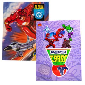 Set Completo de Pepsi Card Marvel + Pepsi Card DC + Micas + Todas las cards