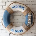 Salvavidas Decorativo "WELCOME ON BOARD" - Imagen 2