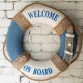 Salvavidas Decorativo "WELCOME ON BOARD" - Imagen 5