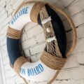 Salvavidas Decorativo "WELCOME ON BOARD" - Imagen 5