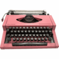 Máquina de Escribir Rosa - Imagen 3