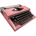 Máquina de Escribir Rosa - Imagen 2