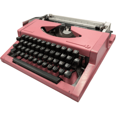 Máquina de Escribir Rosa
