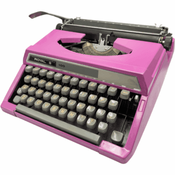 Marca de Escribir Royal 100 Rosa