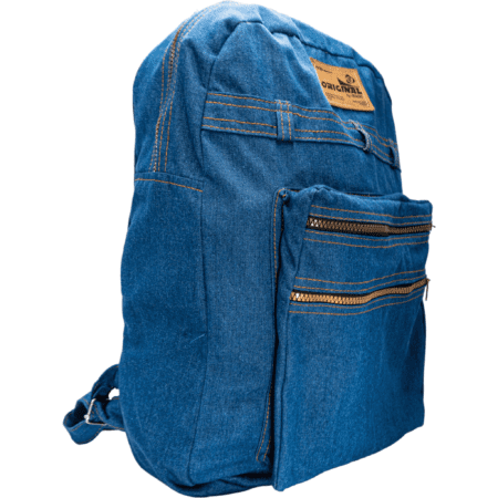 Mochila de Jean Lavado Color Oscuro - Imagen 6