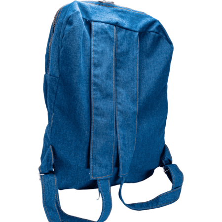 Mochila de Jean Lavado Color Oscuro - Imagen 8