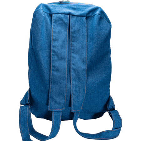 Mochila de Jean Lavado Color Oscuro - Imagen 9