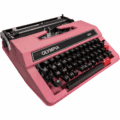 Marca de Escribir Olympia 300 Rosa - Imagen 2