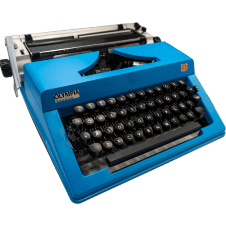 Marca de Escribir Olympia Regina Deluxe Azul - Imagen 3