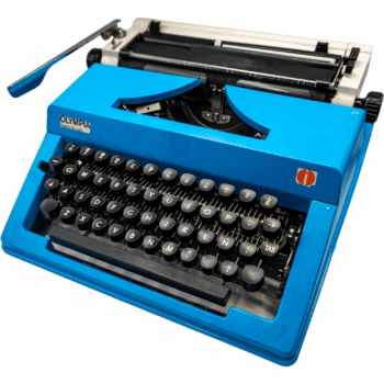 Marca de Escribir Olympia Regina Deluxe Azul