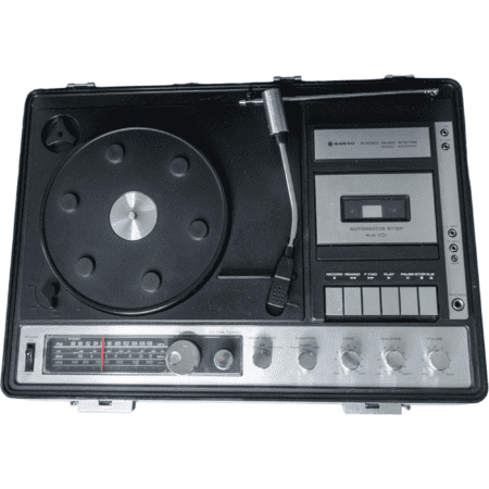 Tocadiscos Casetera Funcional Sanyo Music Center - Imagen 4