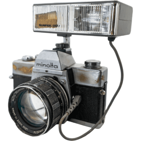 Cámara Minolta SRT100X Decorativa - Imagen 4