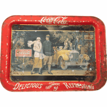 Mesa Portátil Metálica Coca Cola