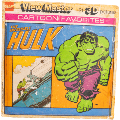 Set de 3 Discos de Hulk para View Master