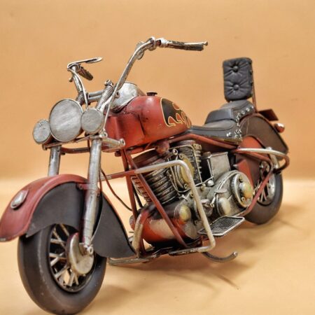 Moto Chopper fuego roja - Imagen 4