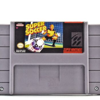 Cassette de Super Nintendo ''Super Soccer''