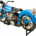 Moto Harley Davidson Panhead 1948 FL DIECAST MOTO - Imagen 2