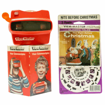 Pack de View Master Original + Set de 3 Discos de The Night Before Christmass 1985