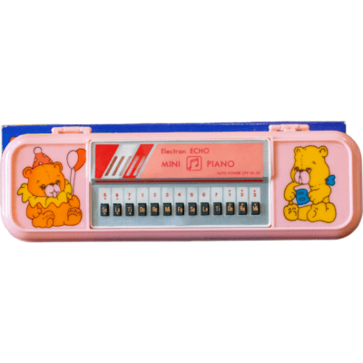 Mini Piano Electron Echo Funcional + Cartuchera