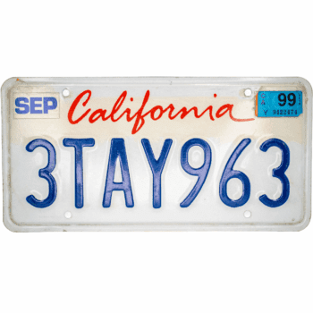 Placa Decorativa California