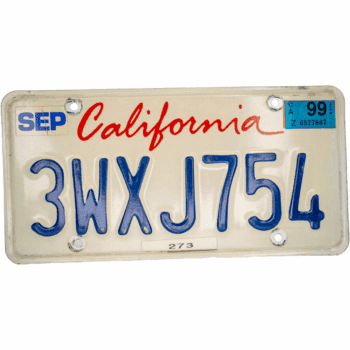 Placa Decorativa California