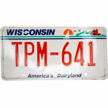 Placa Decorativa Wisconsin