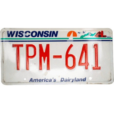 Placa Decorativa Wisconsin