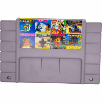 Cassette de Super Nintendo Super 8 en 1