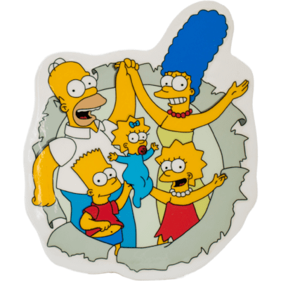 Cartel Temático de la Familia Simpson