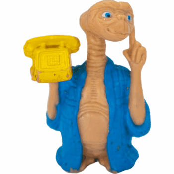 Figura Coleccionable de E.T el extraterrestre ''Albornoz Azul''