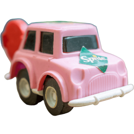 Carro Coca Cola "Speed Wheel" Rosa - Imagen 3