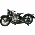 Moto Harley Davidson Knucklehead 1936 EL DIECAST MOTO - Imagen 5