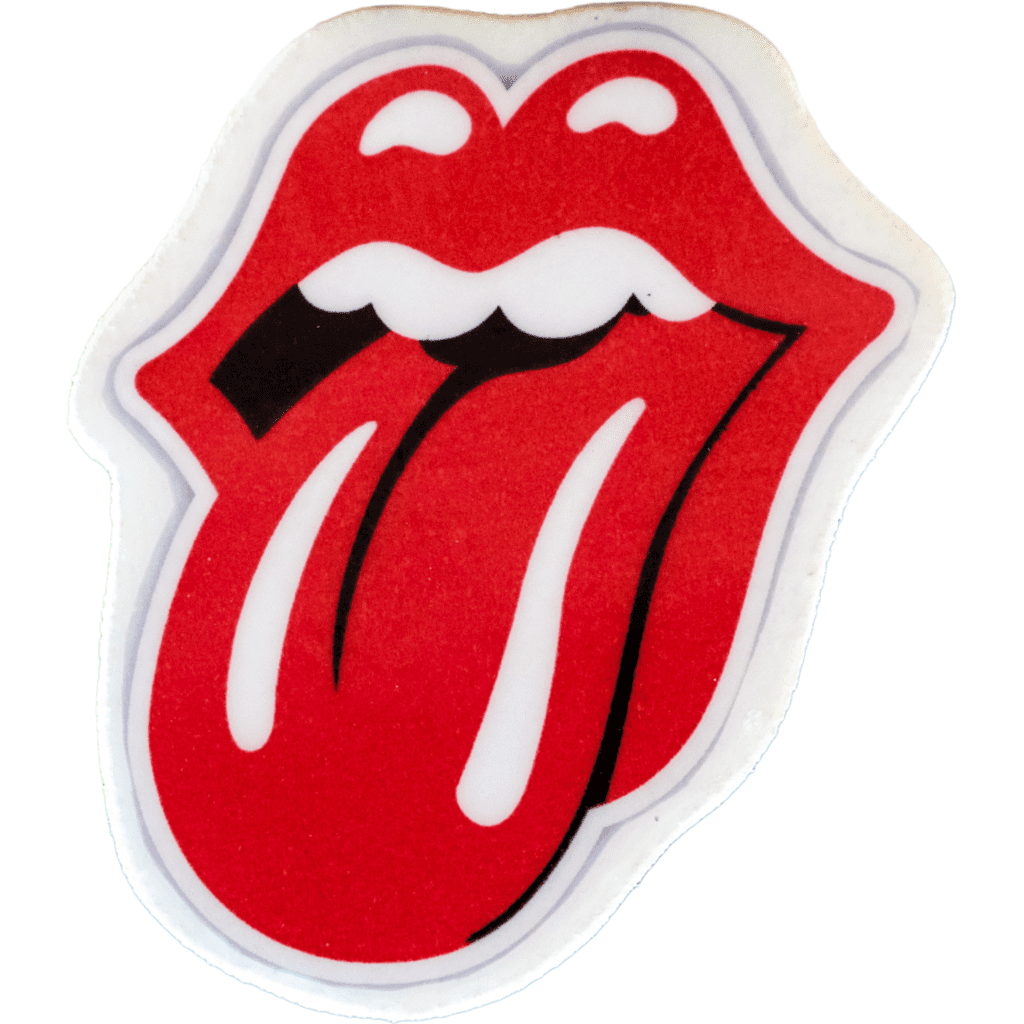 Camiseta Sin Mangas Oficial De Rolling Stones - Logo De La Lengua En Negro, Corte Clásico Y Ligero