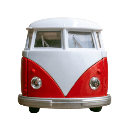 Combi Roja Metálica a Escala - Imagen 4