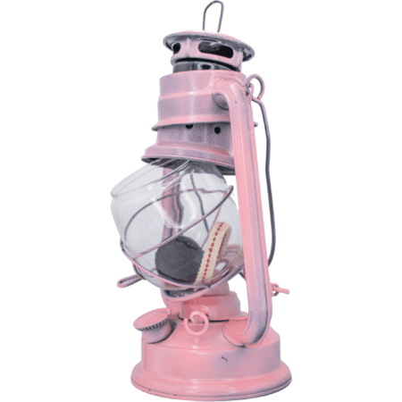 Lámpara Metálica Rosa y Negro Vintage - Imagen 3