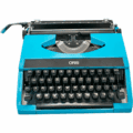 Máquina de Escribir Oris Celeste - Imagen 2