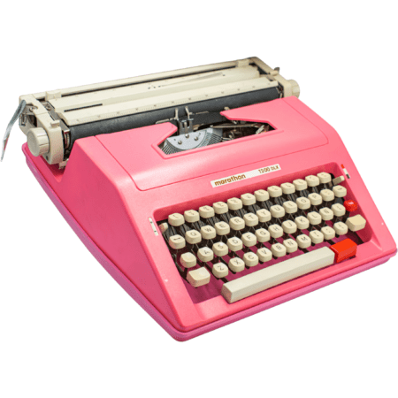 Máquina de Escribir Marathon 1200 Deluxe Rosa - Imagen 3