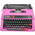 Máquina de Escribir Olympia 600 Rosa - Imagen 2