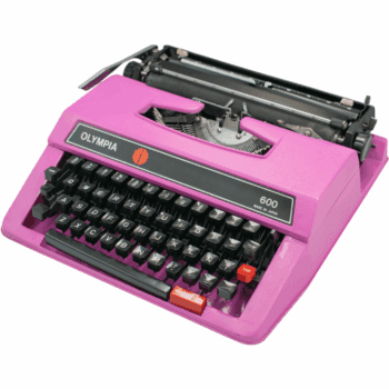 Máquina de Escribir Olympia 600 Rosa
