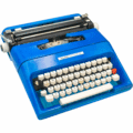 Máquina de Escribir Olivetti Lettera 35 Azul - Imagen 3
