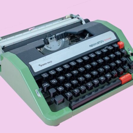 Máquina de Escribir REMINGTON verde - Imagen 3