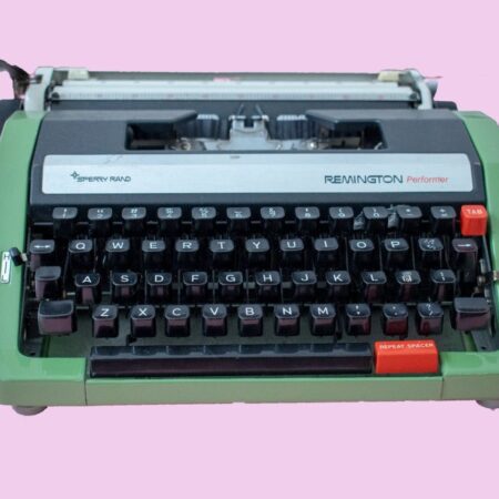 Máquina de Escribir REMINGTON verde - Imagen 5