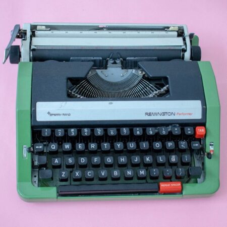 Máquina de Escribir REMINGTON verde - Imagen 4